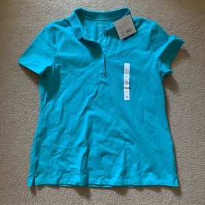 croft & barrow Teal Classic Polo